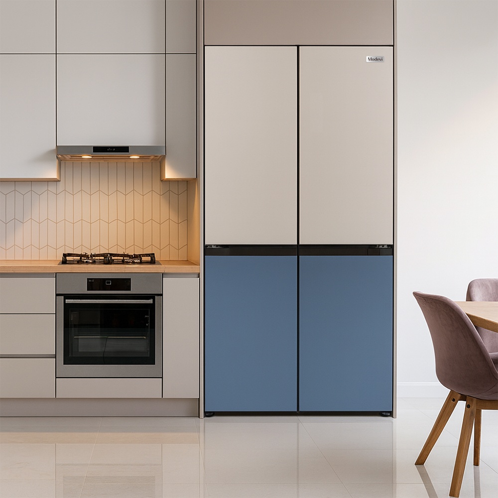 CRK 4도어 양문형 냉장고 474L 코타그레이블루 MRNF474CPI1 솔직 리뷰, 가족에게 추천하는 이유