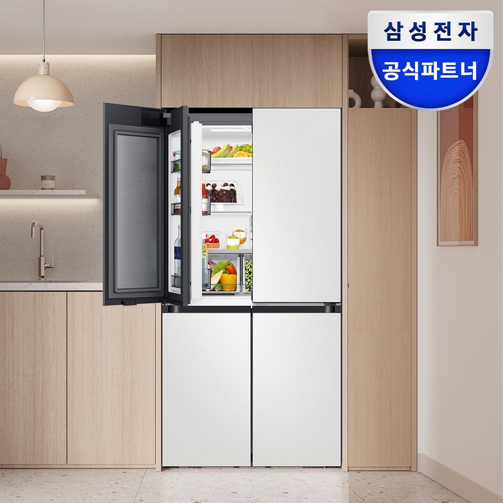 삼성 비스포크 AI 냉장고 25년형 4도어 키친핏Max RM70F63M2A 푸드쇼케이스 진짜 대박 솔직 사용 후기