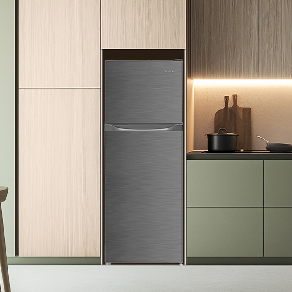 창홍 소형 미니 냉장고 2도어 원룸 가정용 메탈실버 139L 솔직 사용 후기