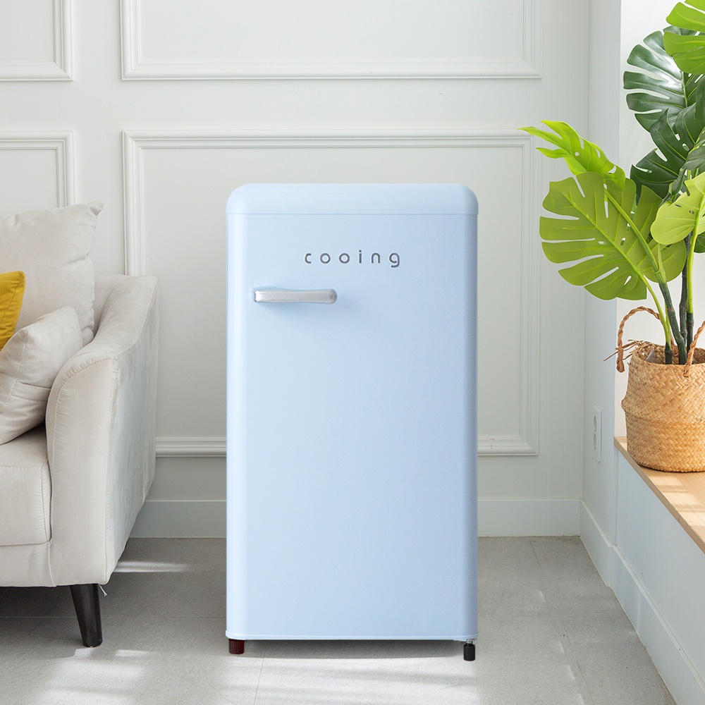 “쿠잉 레트로 미니냉장고 REF-90CN 블루” 사용 후기 – 원룸 필수템 인정
