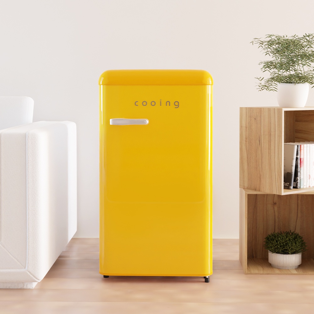 쿠잉 레트로 미니냉장고 REF-S92, 원룸 필수템으로 추천합니다